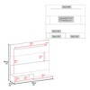 55" Floating Entertainment Center with Superior Shelf, Two Shelves, and Secure Lock Pin for Living Room and Bedroom - 3 of 4