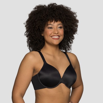 Vanity Fair Womens Beauty Back Full Figure Underwire Smoothing Bra with  Lace 76382 - MIDNIGHT BLACK - 36C