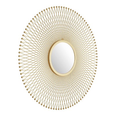 Zuo Glow Round Mirror Gold