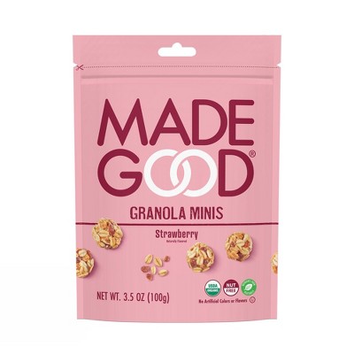 MadeGood Strawberry Granola Minis - 3.5oz