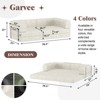 78.5" Convertible Sleeper Sofa Bed with Fixed-Shape Frame, Folding Mattress Couch, Washable Floor Sofa for Small Spaces, No Assembly Floor Couch - 2 of 4