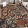 Vintage Area Rug Bohemian Washable Rug Soft Low Pile Rugs for Living Room Bedroom Dining Room - 3 of 4