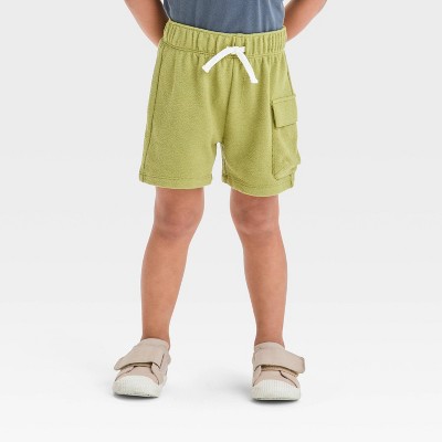 Grayson Mini Toddler Boys' Knit Pull-On Cargo Shorts - Green