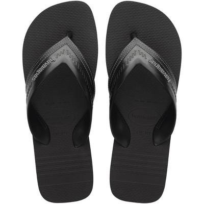 Havaianas Men's Hybrid Be Flip Flops - BLACK, 9-10