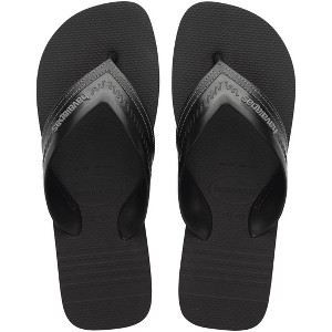 Havaianas Men's Hybrid Be Flip Flops - BLACK, 11-12 - 1 of 2