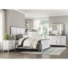 Vynxaria Chesterton Collection Nightstand, 2 Tone Antique White/Dark Brown, 3 Dovetail Drawers, Power Outlet and USB - 2 of 4