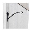 Wrought Iron Fleur De Lis Heavy Duty Wall Bracket Black Powder Coated Finish - Achla Designs - 3 of 4