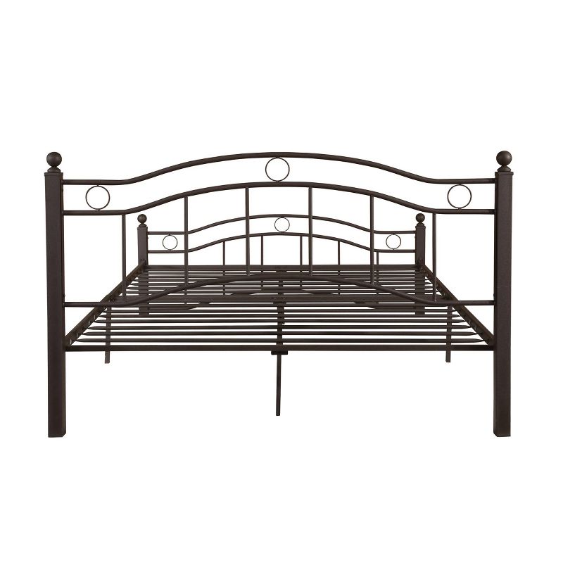 Queen Bouvardia Modern Contemporary Iron Bed - Christopher Knight Home, 6 of 7