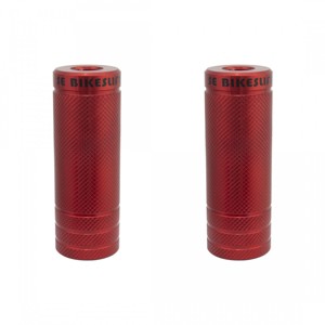 SE Bikes Wheelie Pegs Steel 14mm - 3/8in Red - 1 of 2