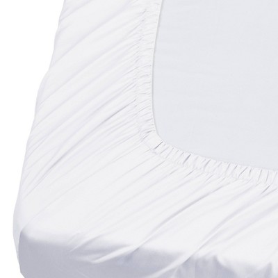 Twin White Plush Heated Mattress Pad
