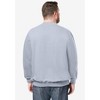 KingSize Men's Big & Tall Fleece Crewneck Sweatshirt - 3 of 4