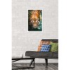 Trends International Tiger - Water Framed Wall Poster Prints - 2 of 4