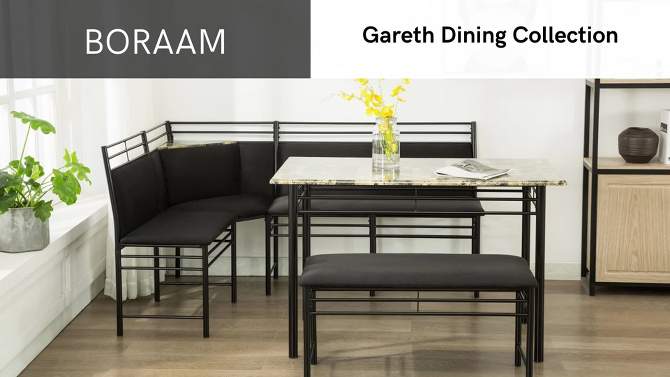 Gareth Breakfast Nook Dining Table Black - Boraam, 2 of 13, play video