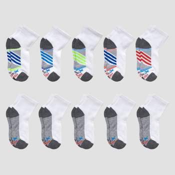 Hanes Boys' 10pk Premium Ankle Socks