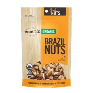 Woodstock - Organic - Brazil Nuts - Case of 8 - 8.5 oz - 1 of 1