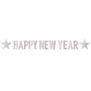 Beistle Happy New Year Streamer, 13" x 6' & 13" x 9', (1/Pkg) - 1 of 4