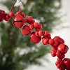 Large Red Jingle Bells Wreath Red 11.5"H Metal - 2 of 2
