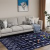 Moroccan Area Rug 5x7 Machine Washable Non-Slip Living Room Rugs, Geometric Print Modren Carpet for Bedroom Dining Office Entryway - 2 of 4