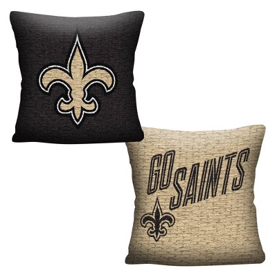 NFL New Orleans Saints Inverted Woven Pillow