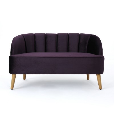 Amaia Modern New Velvet Settee - Christopher Knight Home
