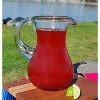 Dos Sueños Mexican Hand Blown Glassware Combo Set - Natural Pitcher and Margarita Glasses - 3 of 4