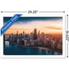 Trends International Cityscapes - Chicago, Illinois Framed Wall Poster Prints - 3 of 4