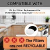 Nispira FDM2201BR Charcoal Oil Vapor Air Fryer Replacement Filters for OVENTE 2 Liter Electric Deep Fryer, 3 Pack - 3 of 4