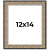 PosterPalooza | Ornate Silver Picture Frame - UV Acrylic, Foam Board Backing, Hanging Hardware - 2 of 4
