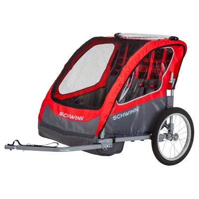 instep bike trailer red