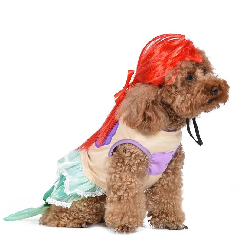 Halloween Disney Little Mermaid Dog Costume, 5 of 7