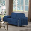 Acme Furniture 91" Wenona Sofa Blue Velvet - 2 of 4