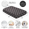 Sweet Jojo Designs Girls Baby Fitted Crib Sheet Ballerina and Ballet Bows Black and White - 4 of 4