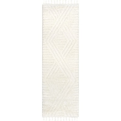 Nuloom Risette Geometric Shag Tassel Area Rug
