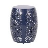 CAVINAS Modern Hollow Round Iron Outdoor Patio End Table,Waterproof Weather Resistant Side Table for Patio,Garden,Balcony - 4 of 4