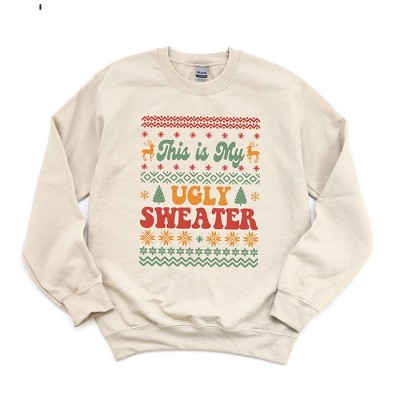 Simply Sage Market Women's Graphic Sweatshirt Ugly Sweater Deer