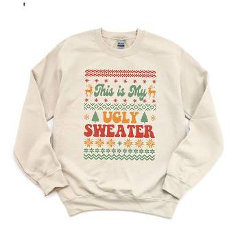 Simply Sage Market Women's Graphic Sweatshirt Ugly Sweater Deer