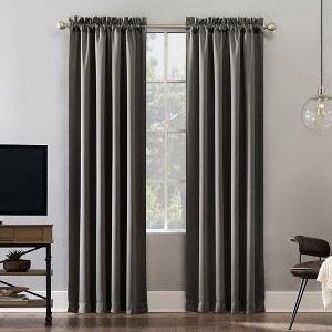 Sun Zero Blackout Oslo Theater Grade Rod Pocket Curtain Panel - 1 of 4