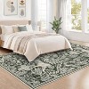 Modern Tiger Print Area Rug - Washable Low Pile Non-Slip Carpet for Living Room, Bedroom & Office - 4 of 4