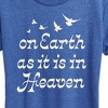 Women's - Instant Message - On Earth As It Is In Heaven Short Sleeve Graphic T-Shirt - 2 of 4