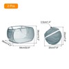 Unique Bargains Mesh Collapsible Portable Laundry Hamper with Side Pocket 50L 2 Pcs - 2 of 4