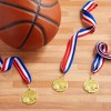 Juvale 12 Pack Basketball Medals for All Ages, Gold Metal Team Awards Trophy, Sports Party Favors, 2 in - 3 of 4