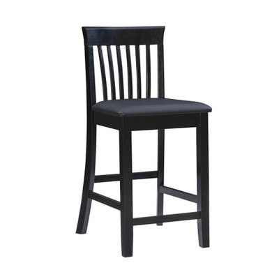 Photo 1 of Linon Torino Craftsman Black Counter Stool