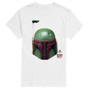 Men's - Star Wars - Boba Fett Helmet Short Sleeve Graphic T-Shirt - 1 of 3
