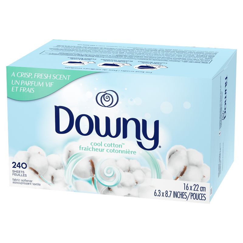Downy Cool Cotton Fabric Softener Dryer Sheets - 240ct, 3 of 11