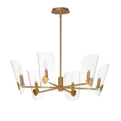 Maxim Lighting Armory 6 - Light Chandelier in  Natural Aged Brass
