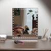 HOMLUX Music Makeup Mirror - Adjustable LED, Bluetooth Speaker, 10X Magnification, Smart Touch - 4 of 4