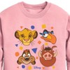 Boys' - Disney - Simba, Pumbaa, Timon, & Zazu Graphic Long Sleeve Fleece Sweatshirt - 2 of 3