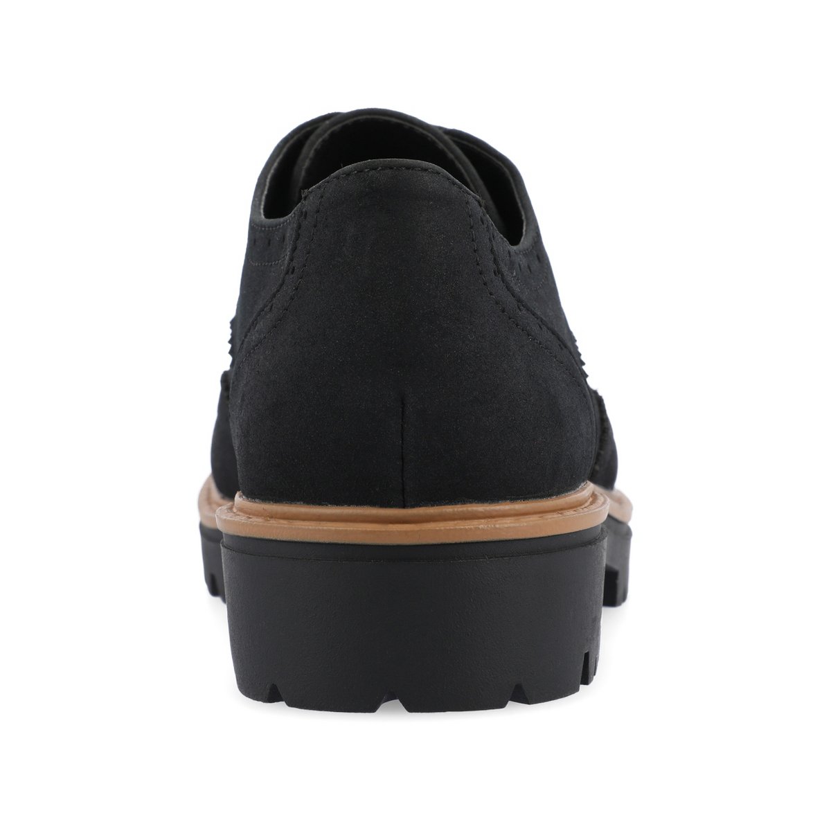 Обувь Journee Collection Women's Claudiya Oxford Flats Black 7 — фото 3