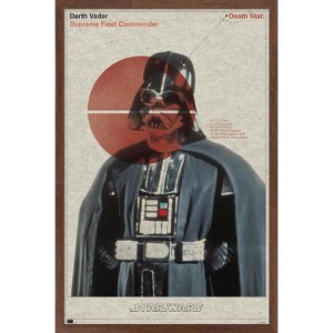 Trends International Star Wars: Mid-century Modern - Darth Vader Framed Wall Poster Prints - 1 of 4