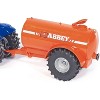 New Holland T7070 Tractor Blue with Abbey Single Axle Vacuum Tanker Orange 1/50 Diecast Model by Siku - 2 of 3